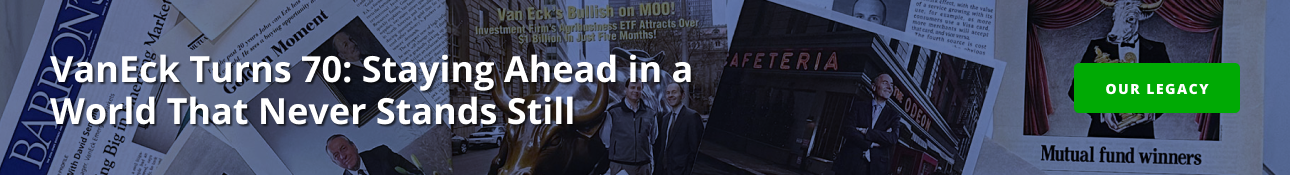 VanEck Turns 70: Staying Ahead in a World That Never Stands Still